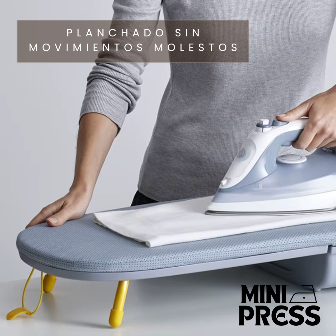 MiniPress™ | Tabla de planchar plegable y compacta