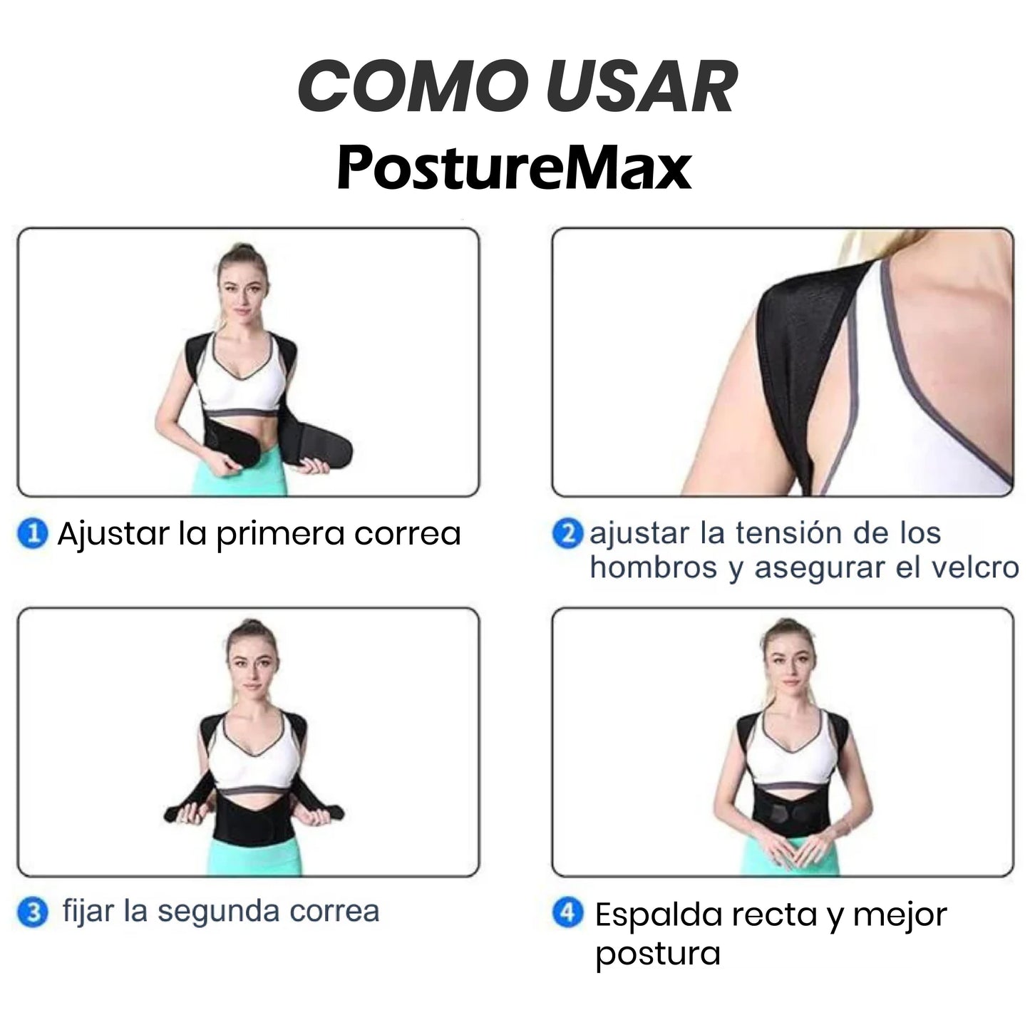 PostureMax™ – Corrector de Postura Premium
