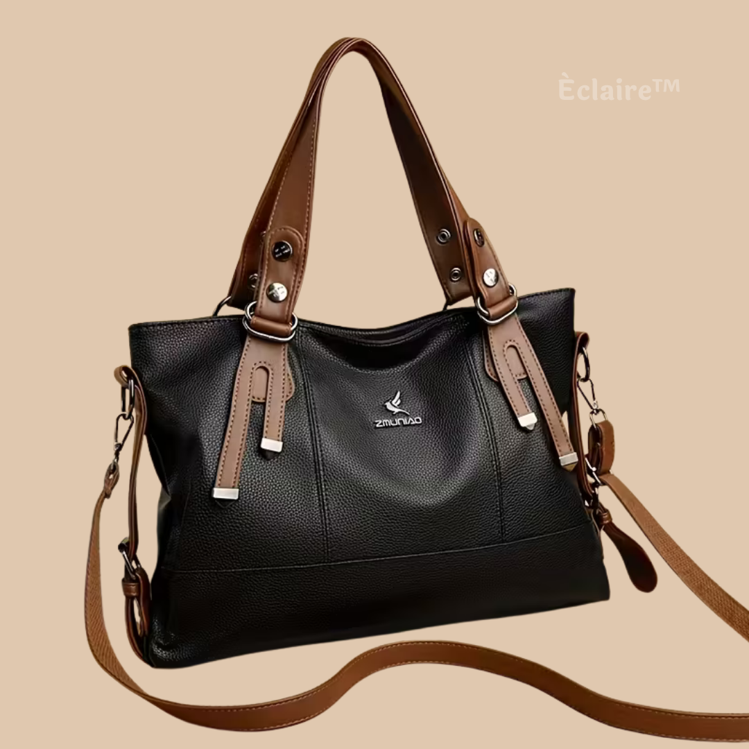 Éclaire: Bolso de Gran Capacidad y Estilo Premium
