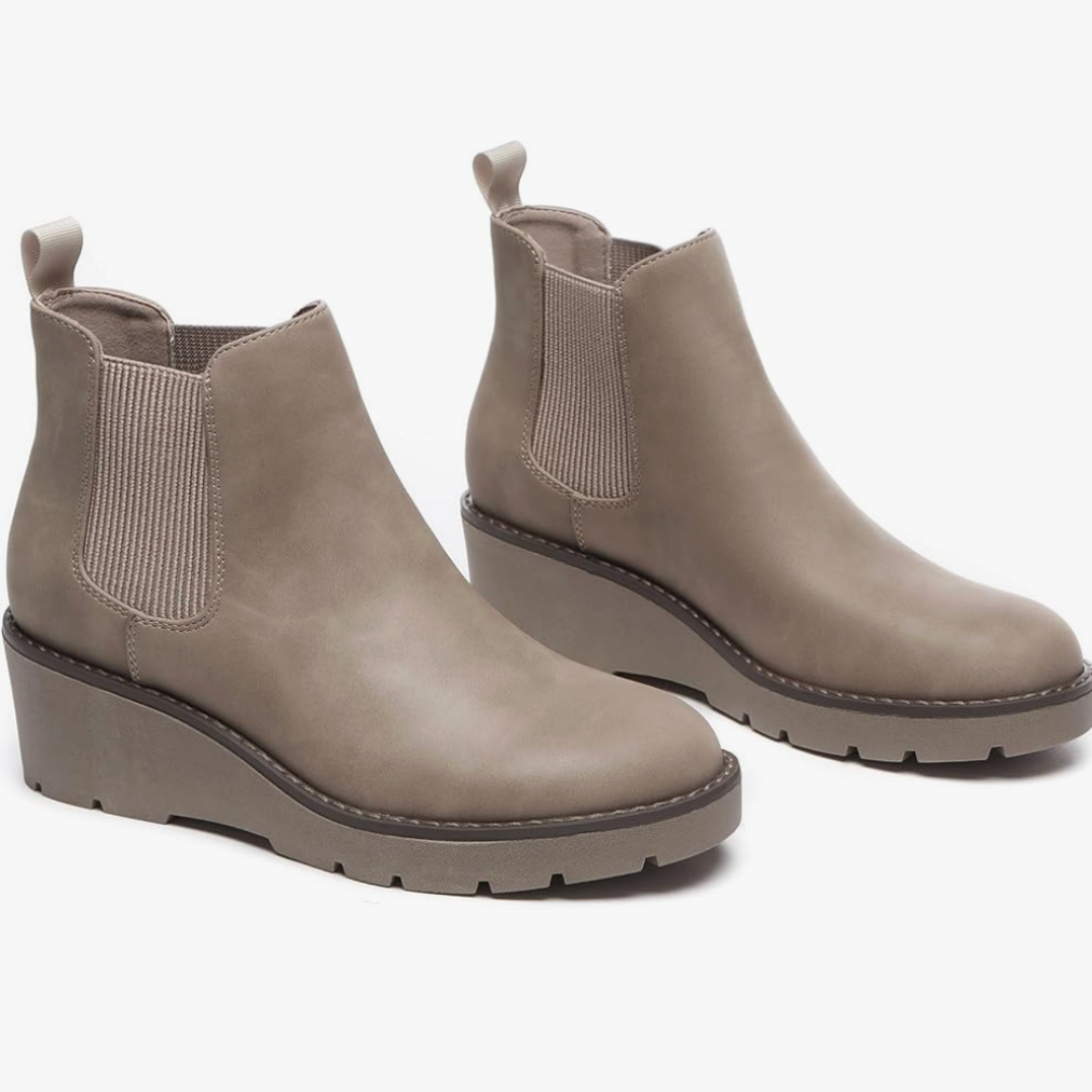 Lori | Botín impermeable con cuña ortopédica