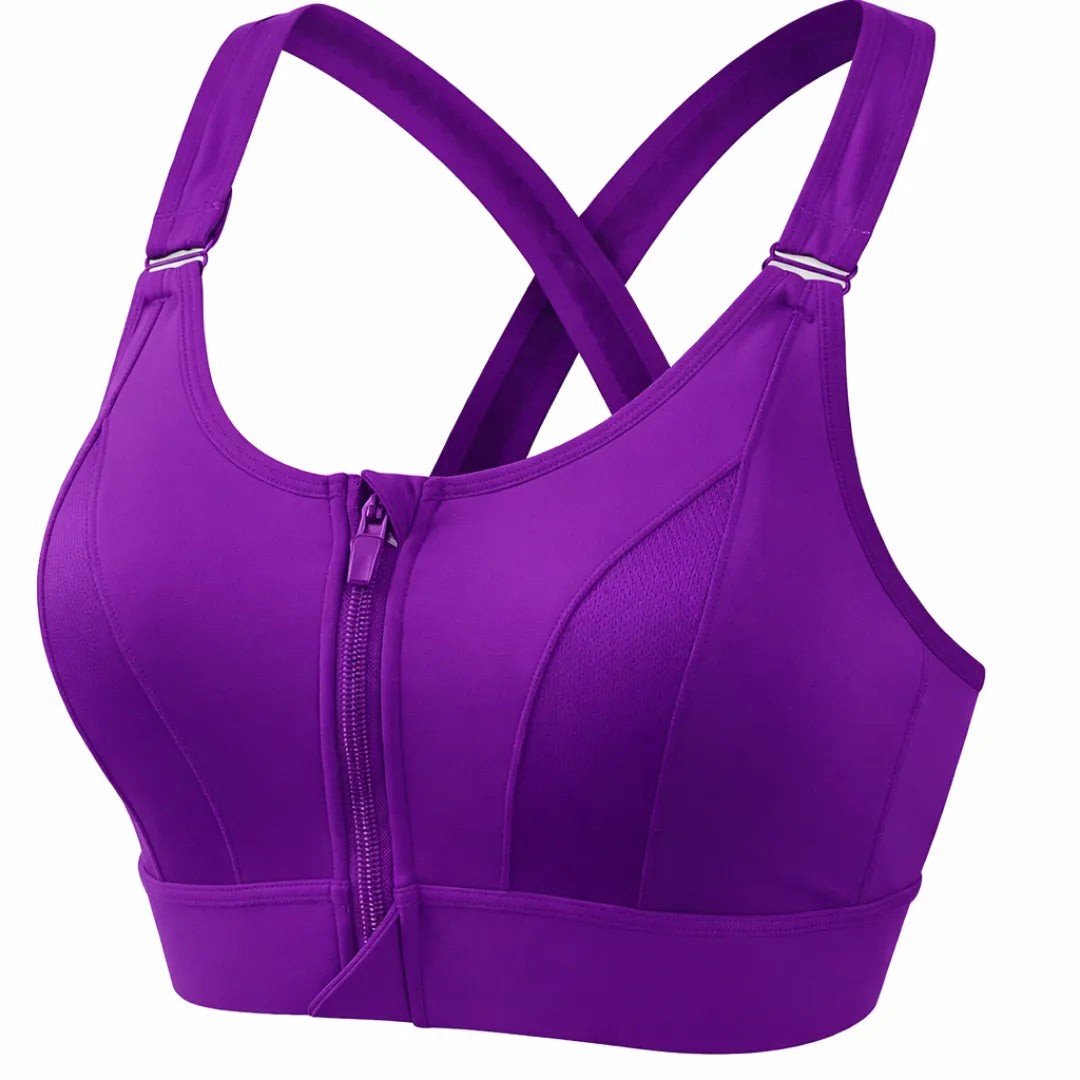 AuraFlex Pro – Sujetador Deportivo de Alto Impacto