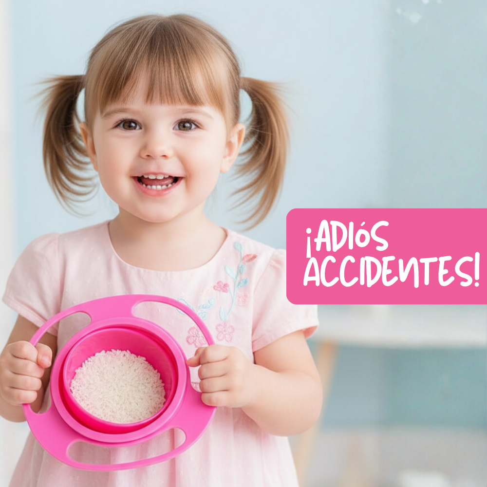BabyBowl™ – Cuenco Anticaídas Giratorio 360°