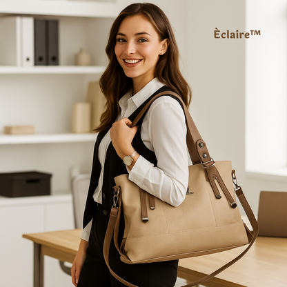 Éclaire: Bolso de Gran Capacidad y Estilo Premium