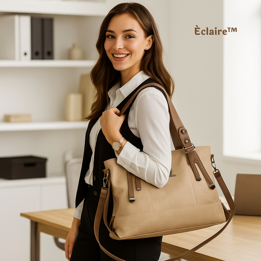 Éclaire: Bolso de Gran Capacidad y Estilo Premium