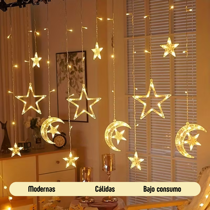 StarGlow: Cascada de Luces LED Navideña