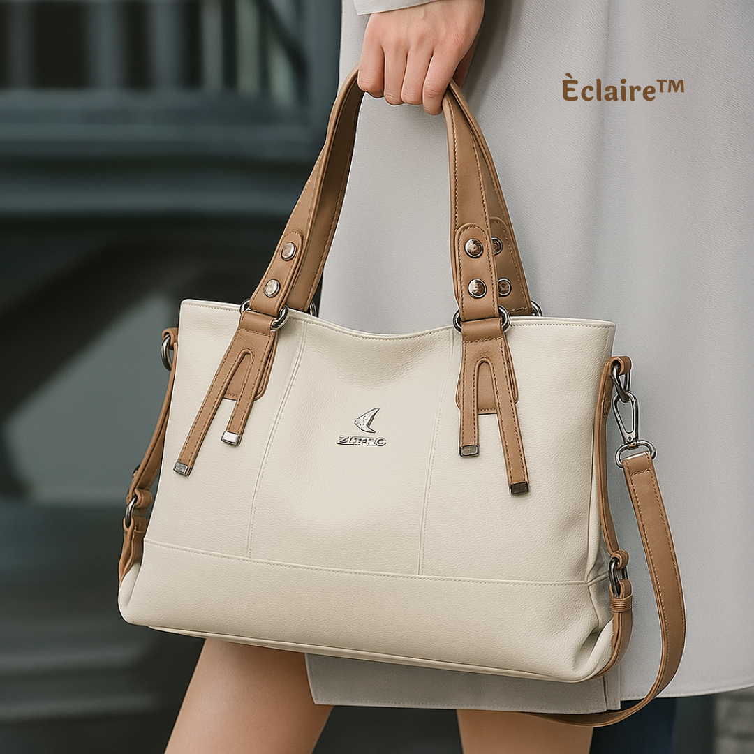 Éclaire: Bolso de Gran Capacidad y Estilo Premium