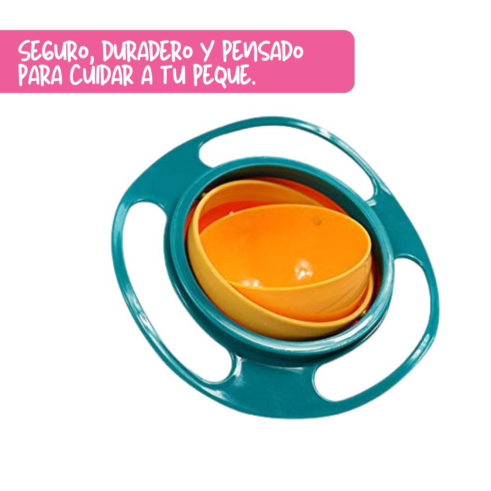 BabyBowl™ – Cuenco Anticaídas Giratorio 360°