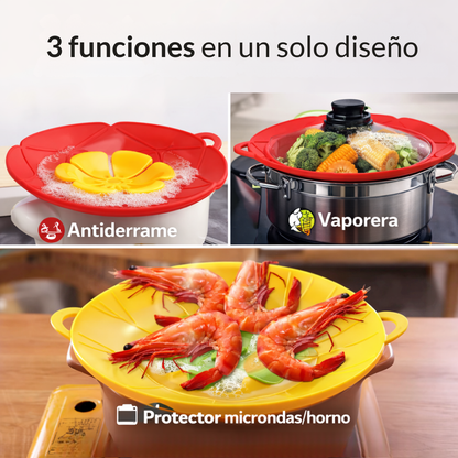 SafeBoil - Tapa de Silicona Antiderrame Universal