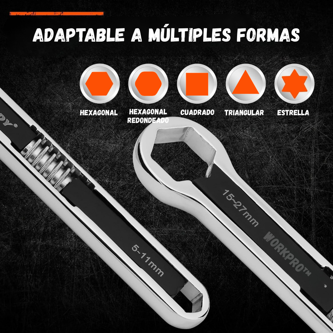 WorkPro: Llave Inglesa Universal Autorregulable