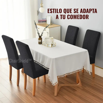 ChairShield: Fundas Elásticas Impermeables y Antipelos para Sillas