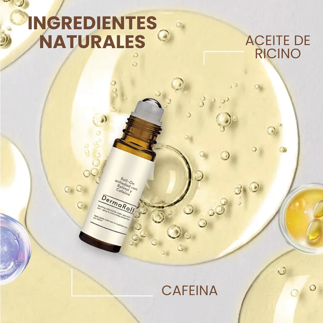 DermaRoll | Roll-On antiedad con Retinol y Cafeína