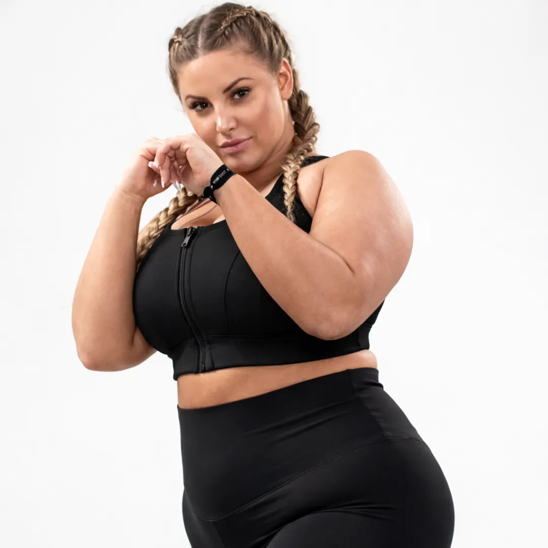 AuraFlex Pro – Sujetador Deportivo de Alto Impacto