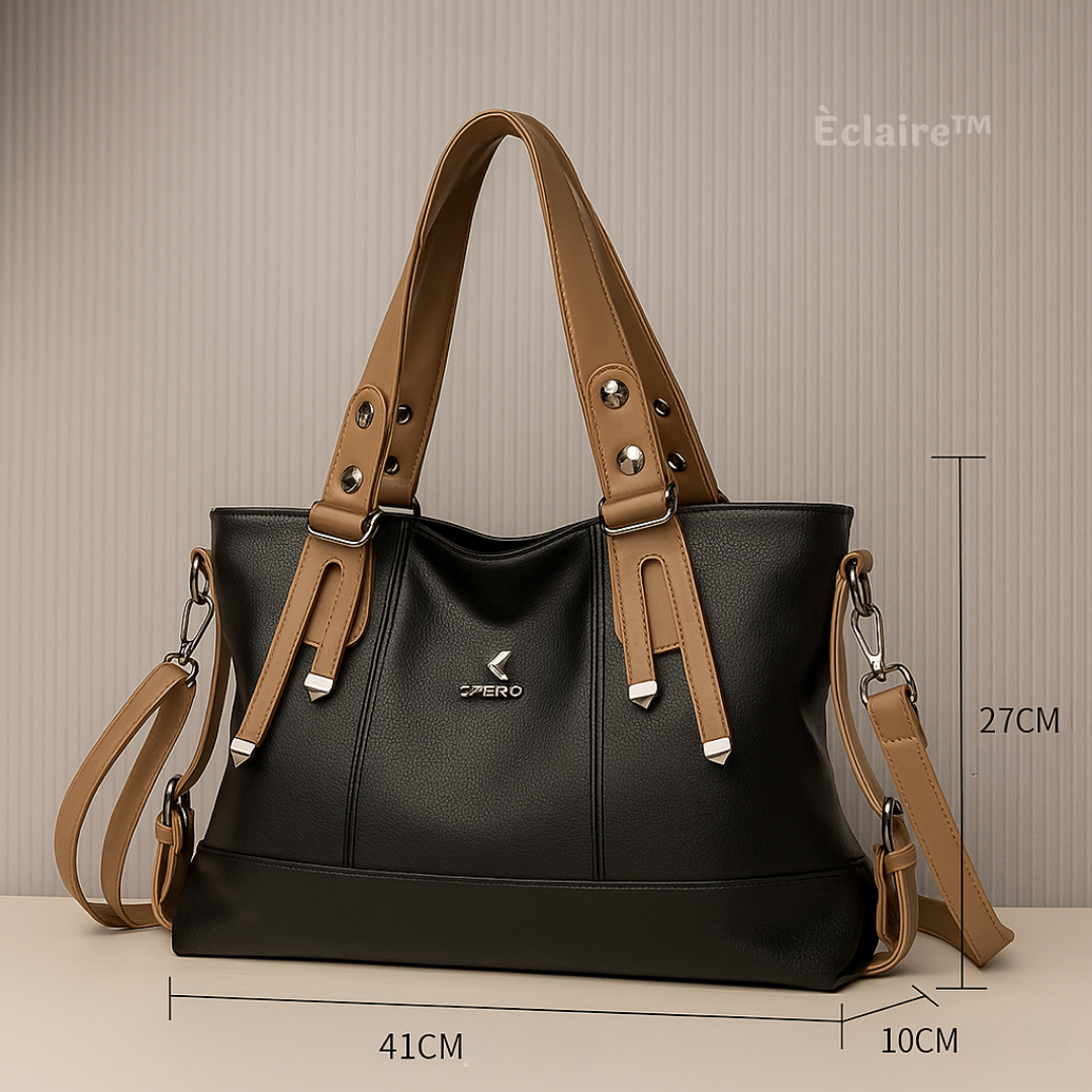 Éclaire: Bolso de Gran Capacidad y Estilo Premium