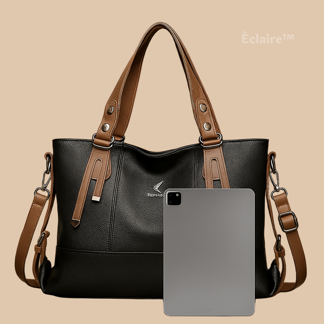 Éclaire: Bolso de Gran Capacidad y Estilo Premium