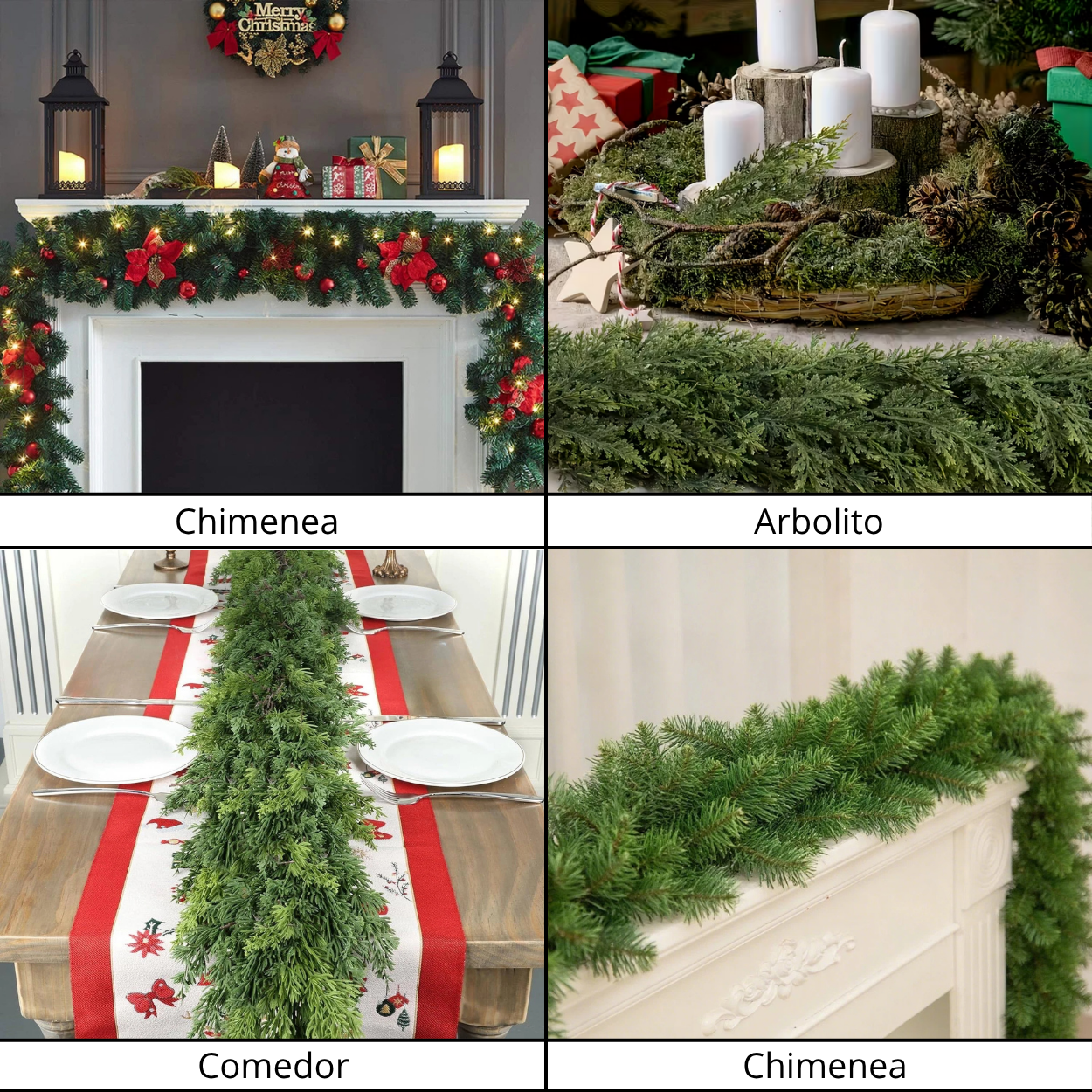 EverGlow™ | Guirnalda Navideña de Lujo – Realismo y Elegancia Sin Mantenimiento