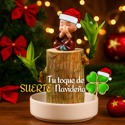 ChristmasTree: Planta de madera navideña de la suerte