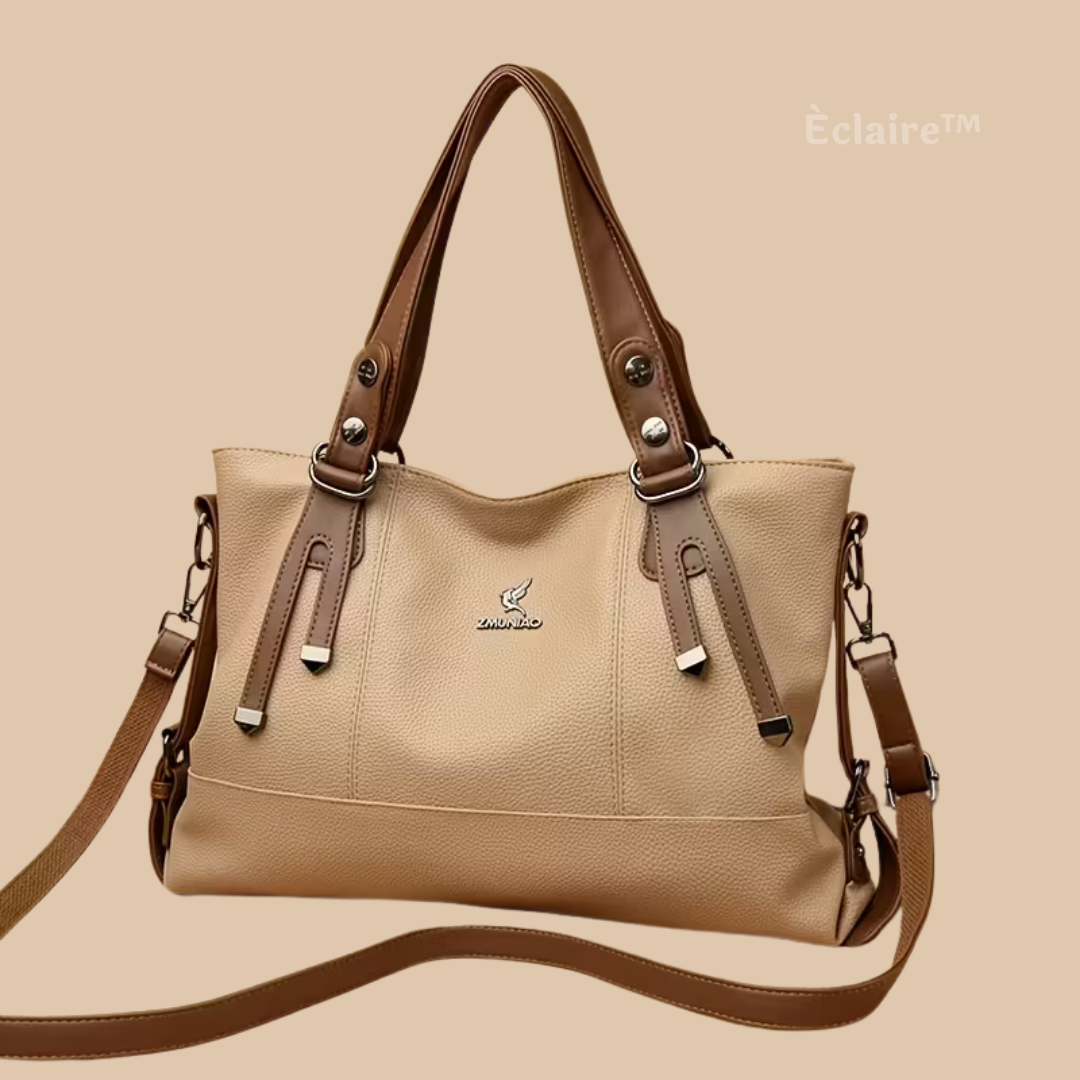 Éclaire: Bolso de Gran Capacidad y Estilo Premium