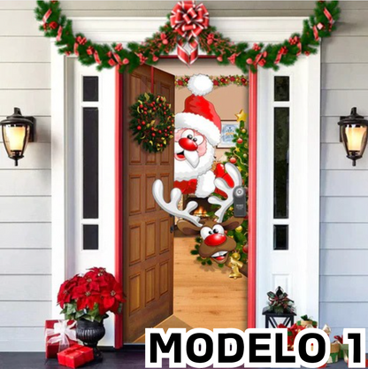 Joy: Decoración navideña para puertas