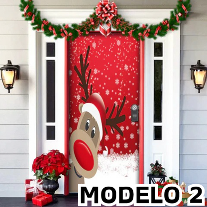 Joy: Decoración navideña para puertas