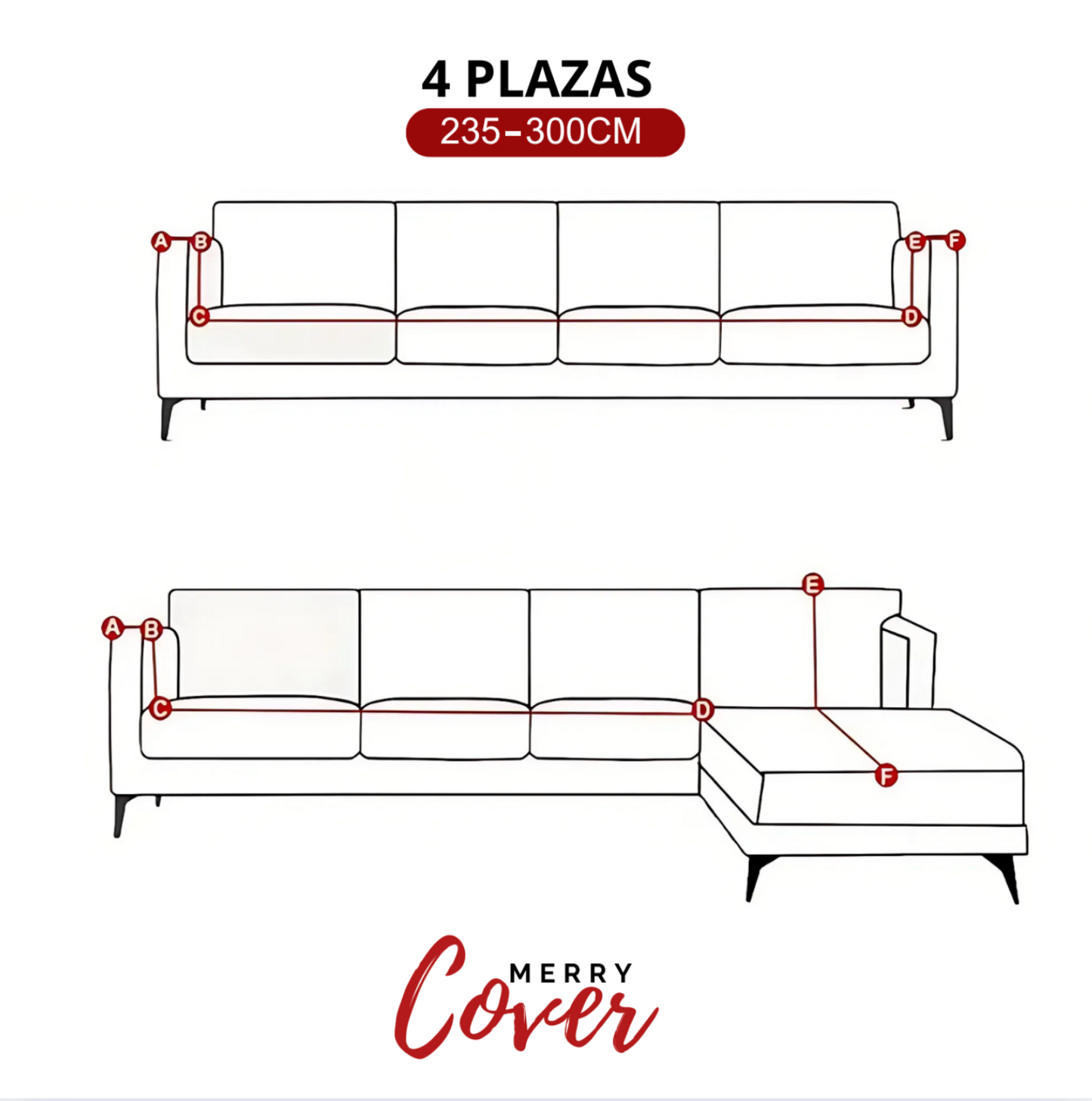 MerryCover: Funda de sofá navideña