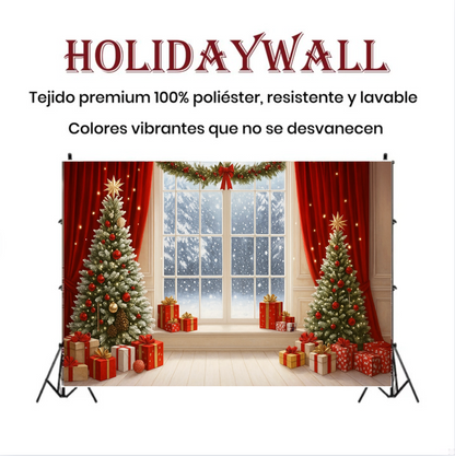 HolidayWall: Tapiz navideño de ensueño