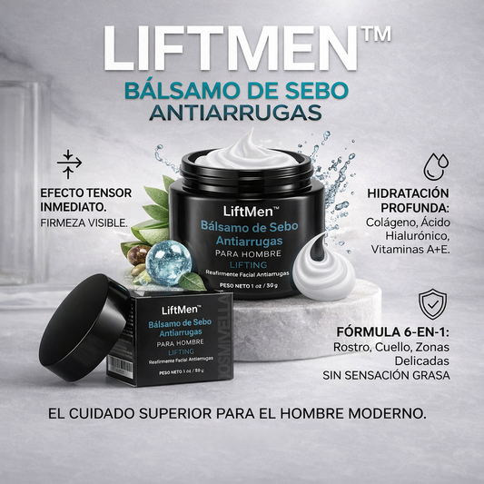 LiftMen™ – Bálsamo de Sebo Antiarrugas