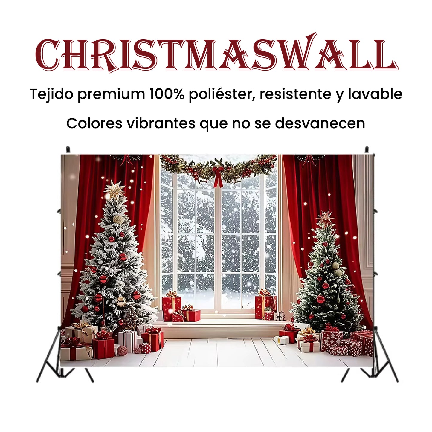 ChristmasWall: Tapiz de pared navideño