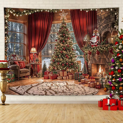 ChristmasWall: Tapiz de pared navideño