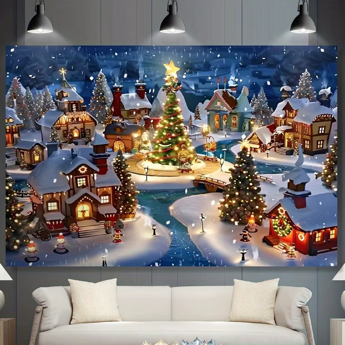 ChristmasWall: Tapiz de pared navideño