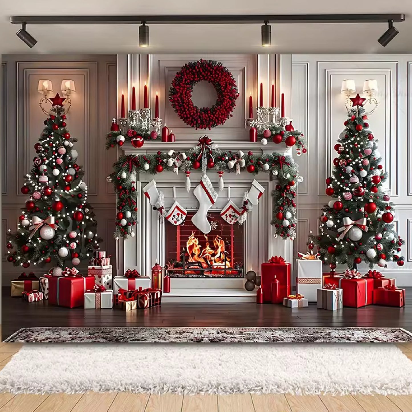 ChristmasWall: Tapiz de pared navideño