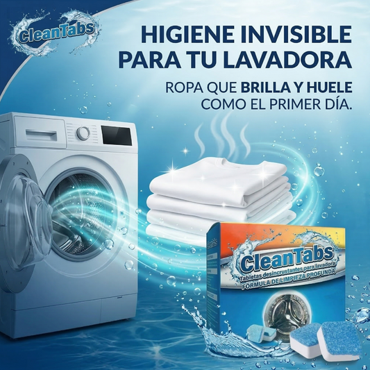 CleanTabs: Tabletas desincrustantes para lavadora