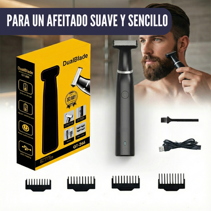 DualBlade: Afeitadora eléctrica recargable