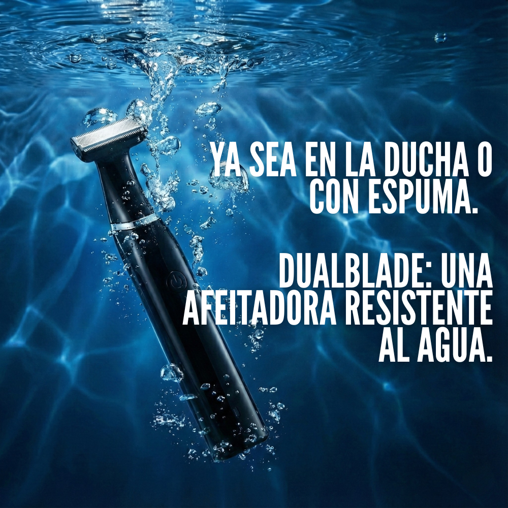 DualBlade: Afeitadora eléctrica recargable