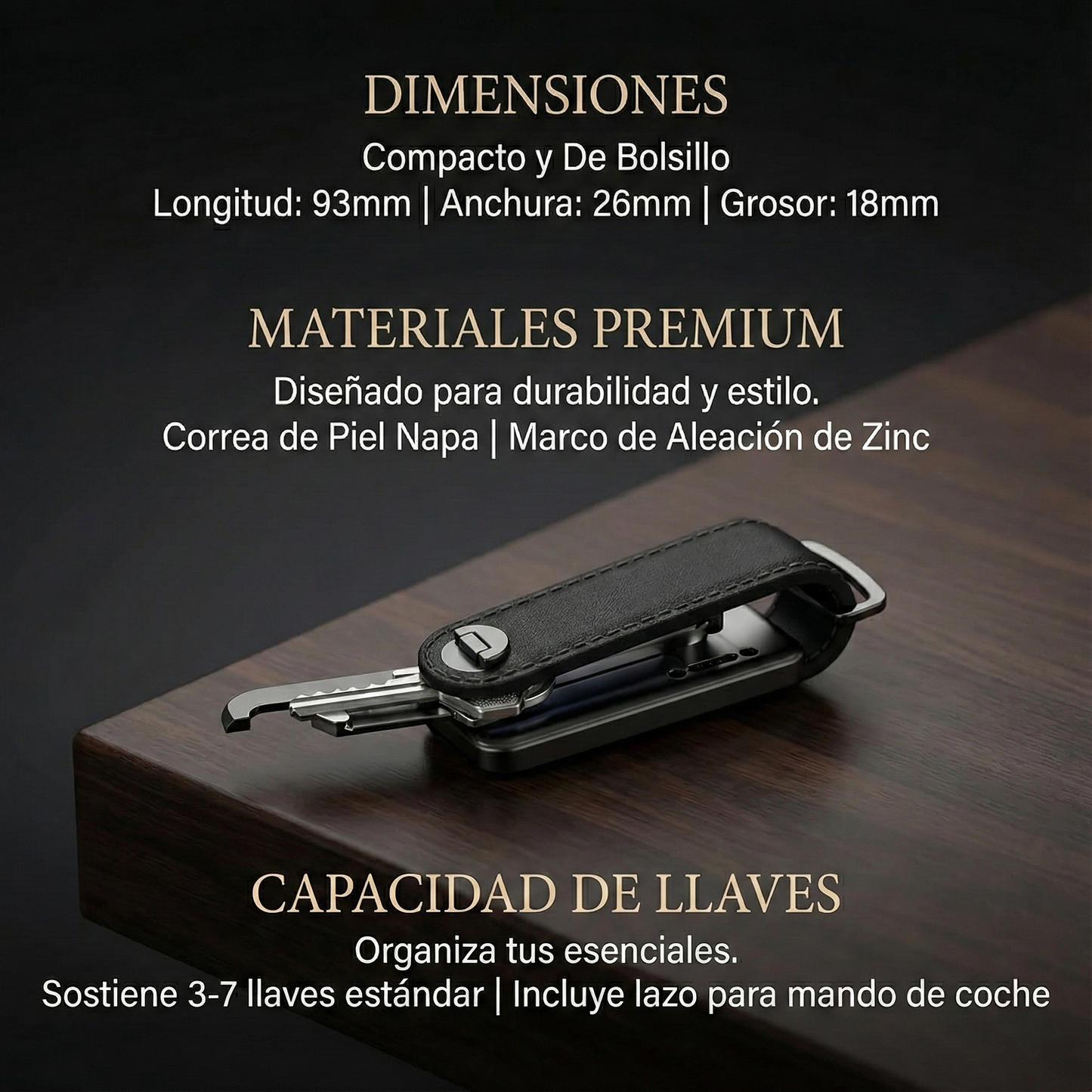 UrbanKey™ – Organizador de Llaves Inteligente con Localización Móvil