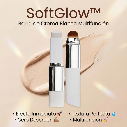 SoftGlow: Barra de Crema Blanca Multifunción