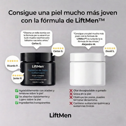 LiftMen™ – Bálsamo de Sebo Antiarrugas