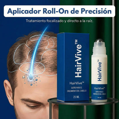 HairVive™ – Suero Roll-On Avanzado para el Crecimiento del Cabello