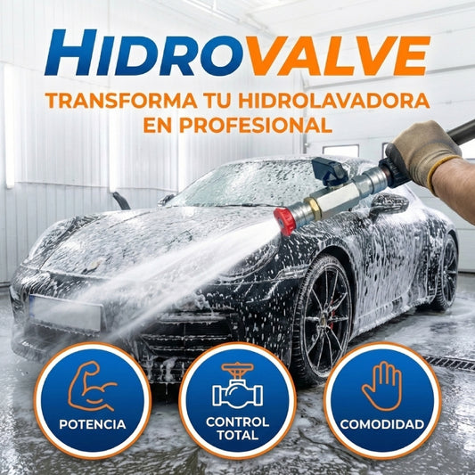 HidroValve: Lanza corta de alta presión con conexión rápida