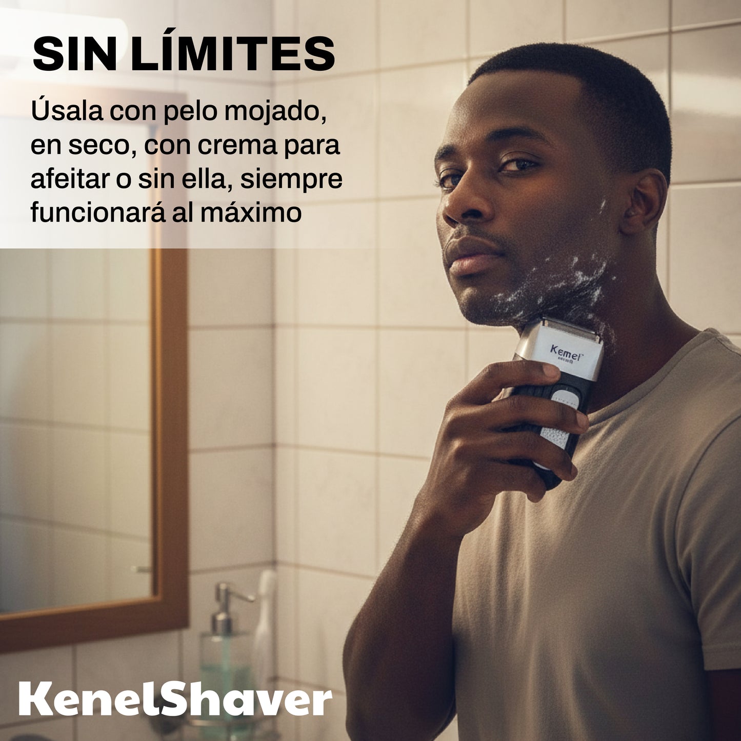 KenelShaver: Afeitadora profesional con triple hoja