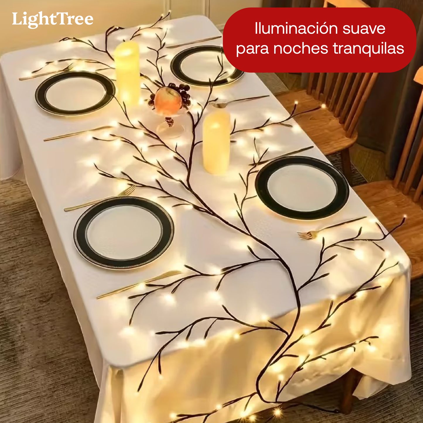 LightTree | Estructura de luces con forma de árbol