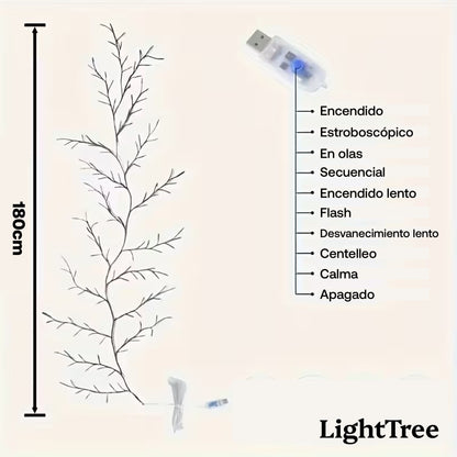 LightTree | Estructura de luces con forma de árbol