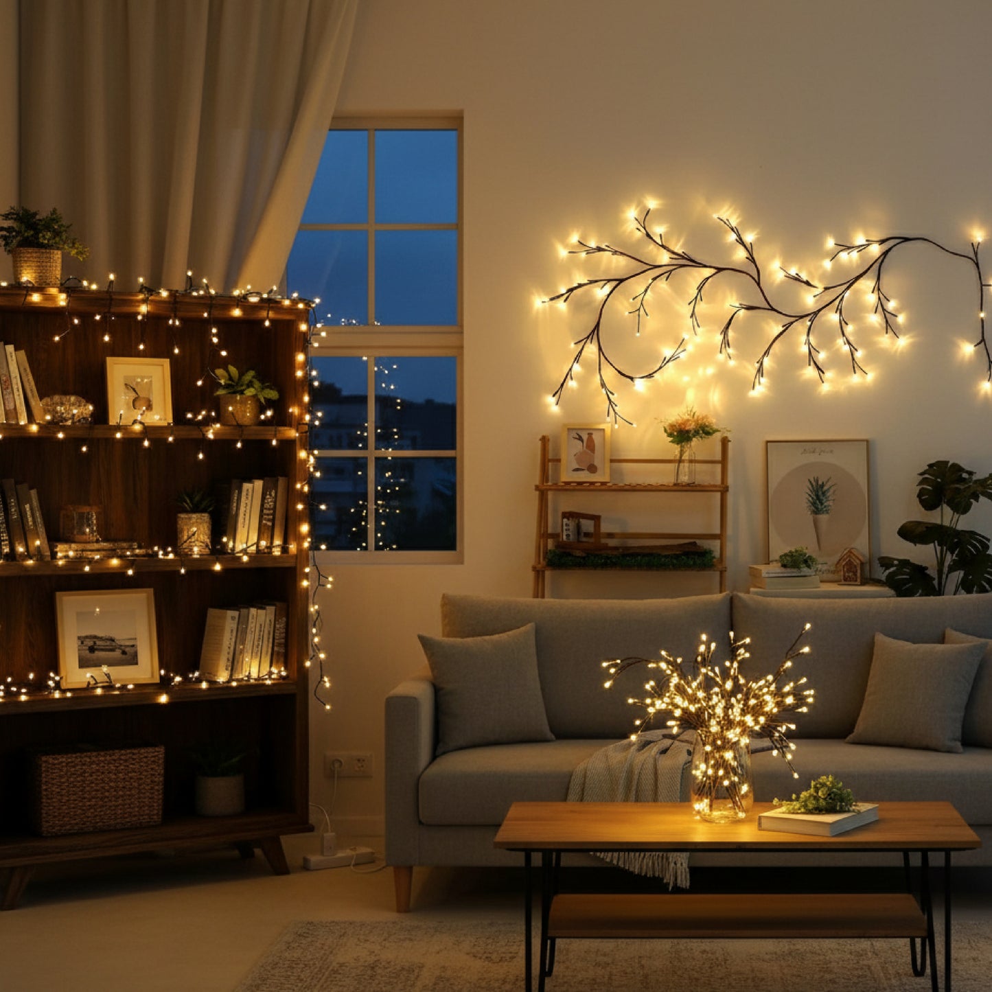 LightTree | Estructura de luces con forma de árbol