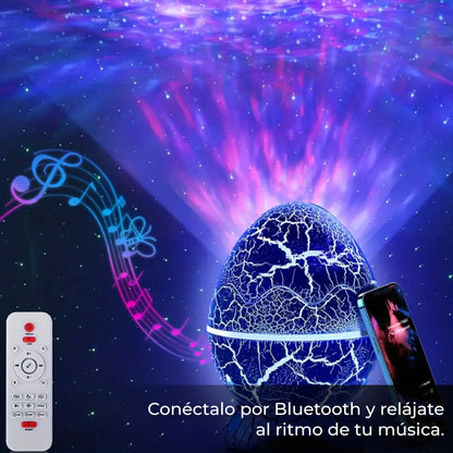 LumiEgg™ – Proyector LED 360° con Música Relajante