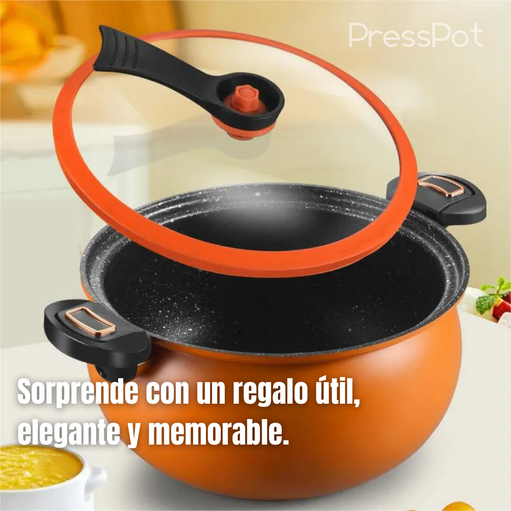 PressPot: Olla antiadherente multifunción de micropresión