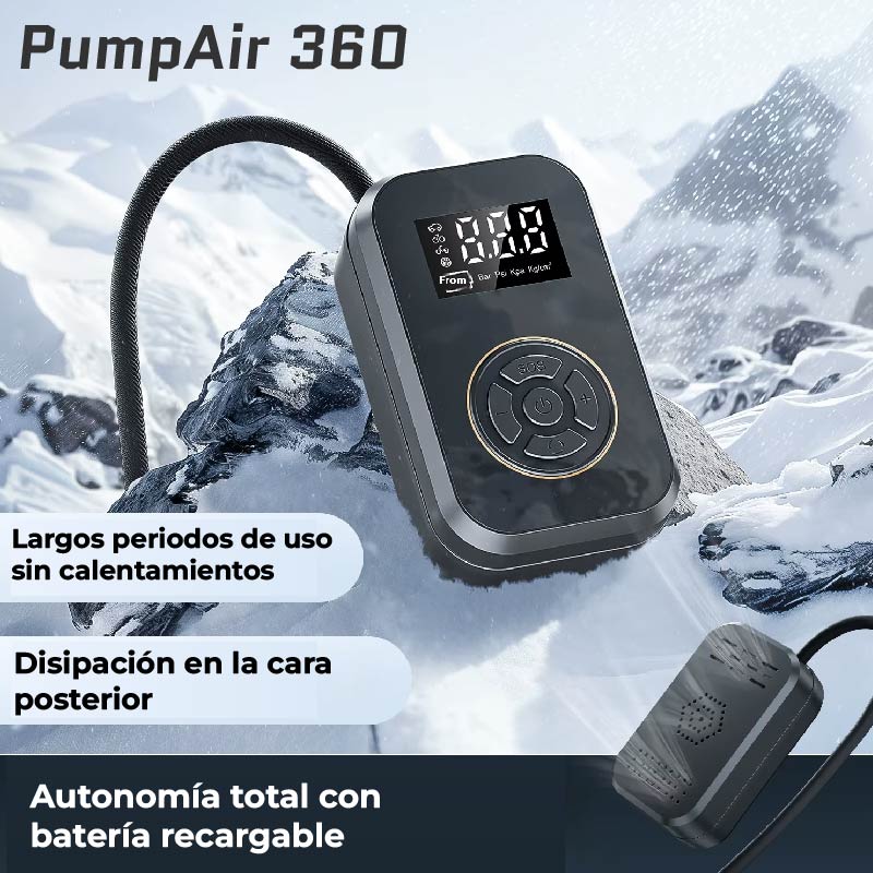 PumpAir 360 | Nanocompresor de Aire Portátil