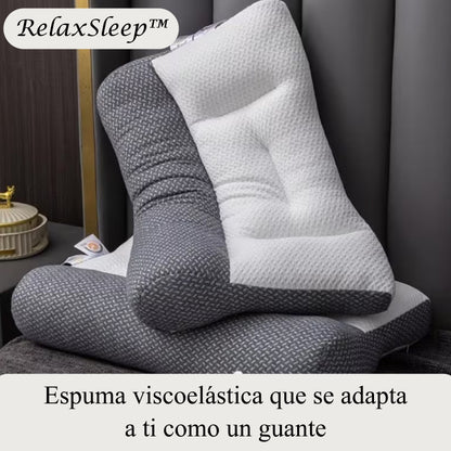 RelaxSleep™ – Almohada Viscoelástica Ergonómica