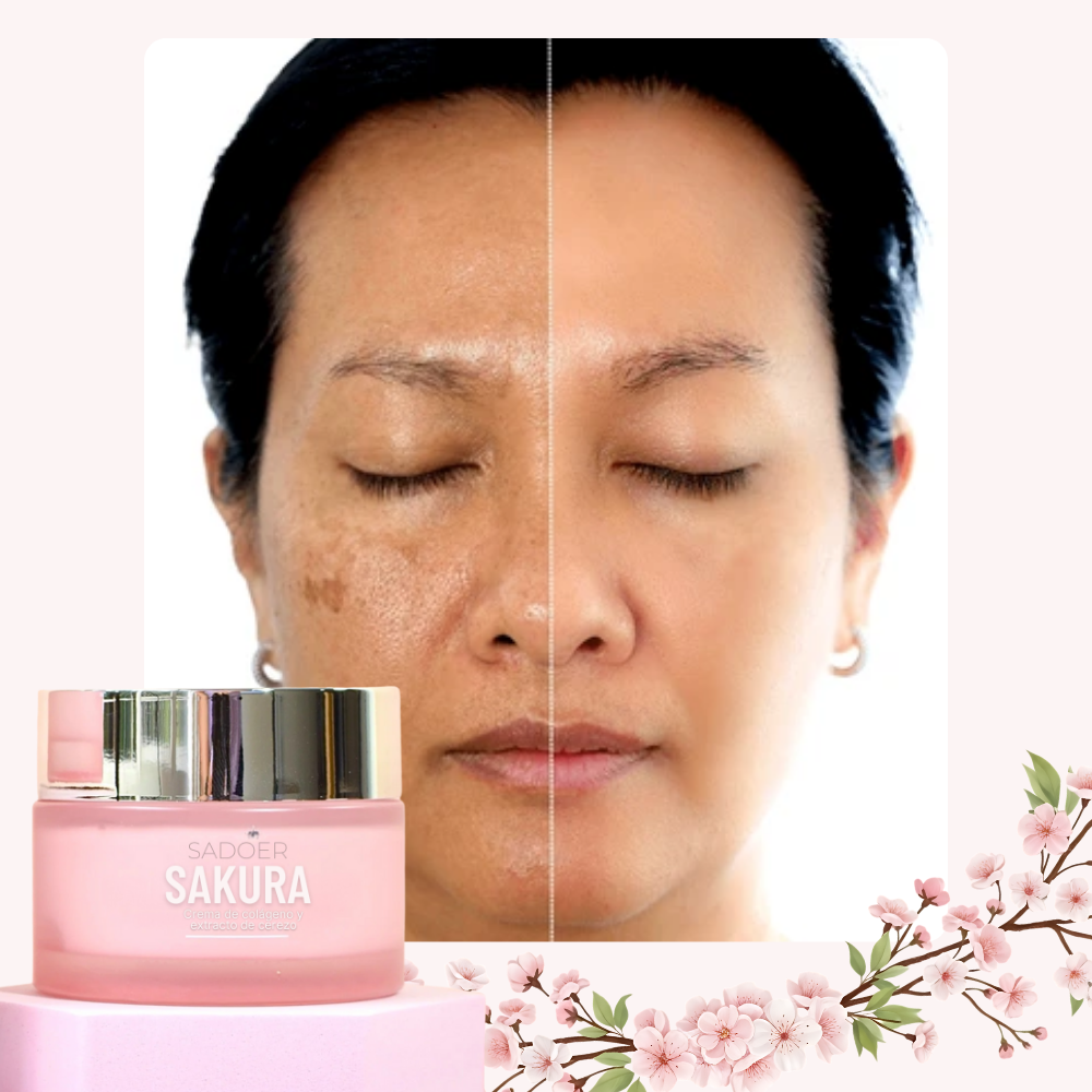 Sakura: Crema de colágeno y extracto de cerezo