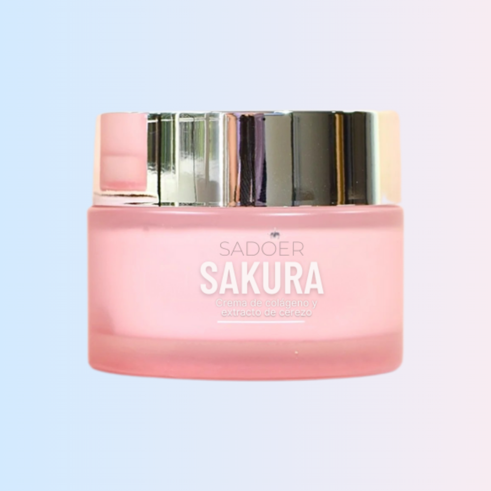 Sakura: Crema de colágeno y extracto de cerezo