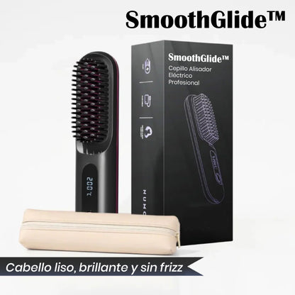 SmoothGlide™ – Cepillo Alisador Eléctrico Profesional
