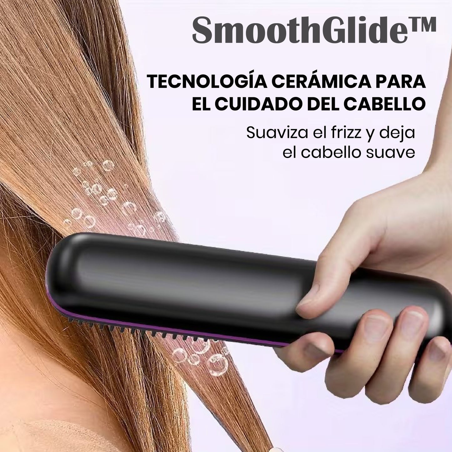 SmoothGlide™ – Cepillo Alisador Eléctrico Profesional